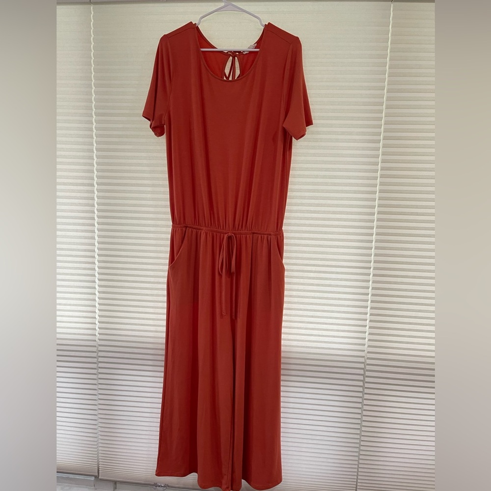 Ruby Jane Romper in Burnt Orange Size XL